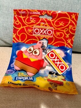 Oxxo Bob Esponga Llavero Keychain New Sponge Bob Patrick